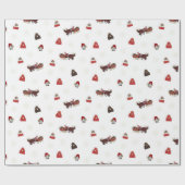 Kerstmis Cadeaupapier (Vlak)