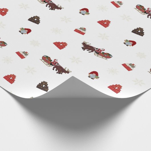 Kerstmis Cadeaupapier (Hoek)