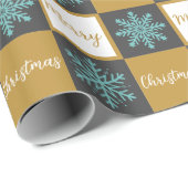 Kerstmis cadeaupapier decoratie (Rol Hoek)