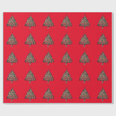 KERSTMIS Cadeaupapier STIJL EN ONTWERP (Vlak)