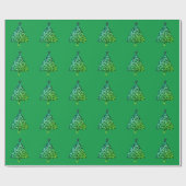 KERSTMIS Cadeaupapier STIJL EN ONTWERP (Vlak)