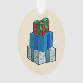 Kerstmis Cadeaus Ornament (voorkant)