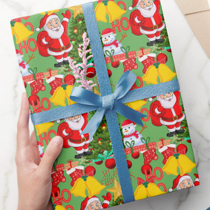 Kerstmis cadeauverpakking cadeaupapier