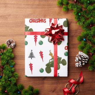 Kerstmis-cadeauverpakkings papier voor offroad-lie