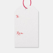 KERSTMIS CADOETIK KERSTBOOM EN KONIJN CADEAULABEL (Achterkant)