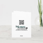 Kerstmis - Caïro Terrier - Lola Feestdagen Kaart (Achterkant)