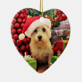 Kerstmis - Caïro Terrier - Roxy Keramisch Ornament (Rechts)