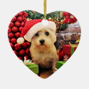 Kerstmis - Caïro Terrier - Roxy Keramisch Ornament