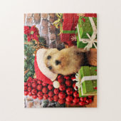 Kerstmis - Caïro Terrier - Roxy Legpuzzel (Verticaal)