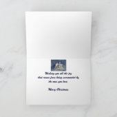 Kerstmis, Californische Natuur Feestdagen Kaart (Binnen)