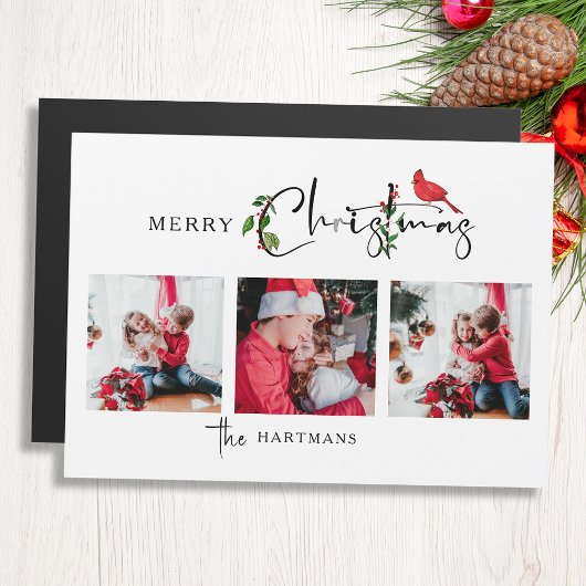 Kerstmis Calligrafie Botanisch 3 Foto