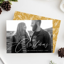 Kerstmis Calligraphy Script Overlay Foto