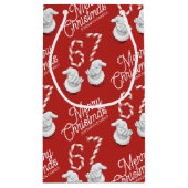 Kerstmis Candy Cane 6-7 Meme Patroon Klein Cadeauzakje (Achterkant)