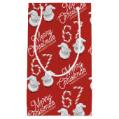 Kerstmis Candy Cane 6-7 Meme Patroon Klein Cadeauzakje (Voorkant)