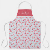 Kerstmis |  Candy Cane Pattern Schort (Voorkant)