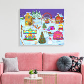 Kerstmis Canvas Afdruk (Insitu (Woonkamer))