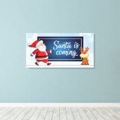 Kerstmis Canvas Afdruk (Insitu (Houten vloer))