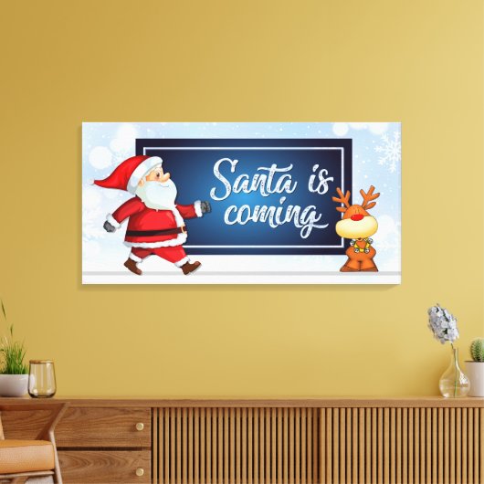 Kerstmis Canvas Afdruk (Insitu (Woonkamer))