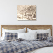 kerstmis canvas afdruk (Insitu (Slaapkamer))