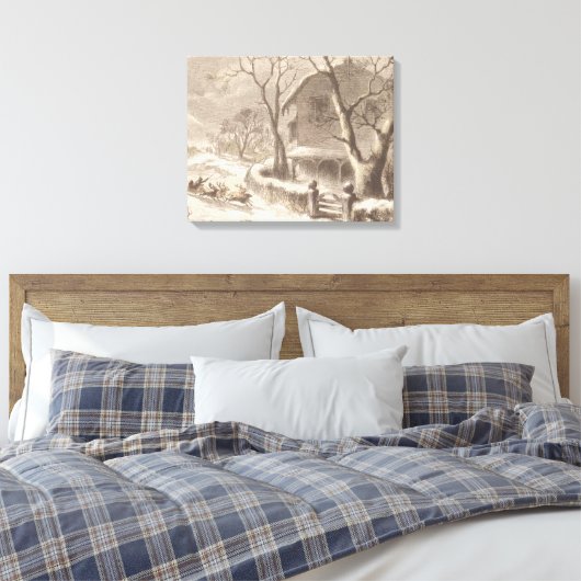 kerstmis canvas afdruk (Insitu (Slaapkamer))