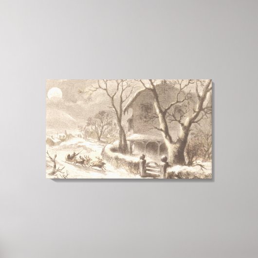 kerstmis canvas afdruk (Voorkant)