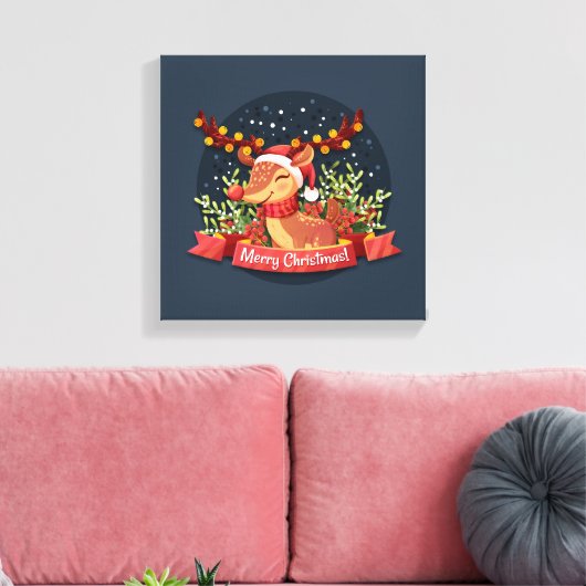 Kerstmis Canvas Afdruk (Insitu (Woonkamer))