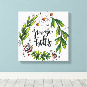 Kerstmis Canvas Afdruk (Insitu (Houten vloer))