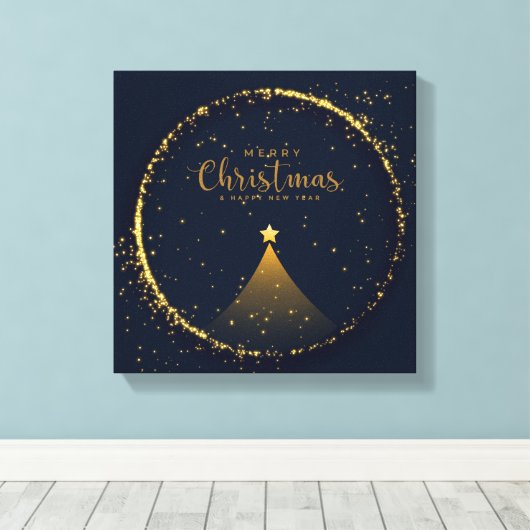 Kerstmis Canvas Afdruk (Insitu (Houten vloer))