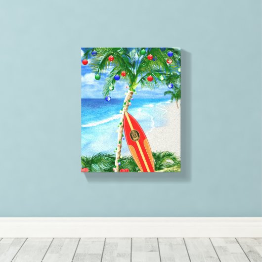 Kerstmis Canvas Afdruk (Insitu (Houten vloer))