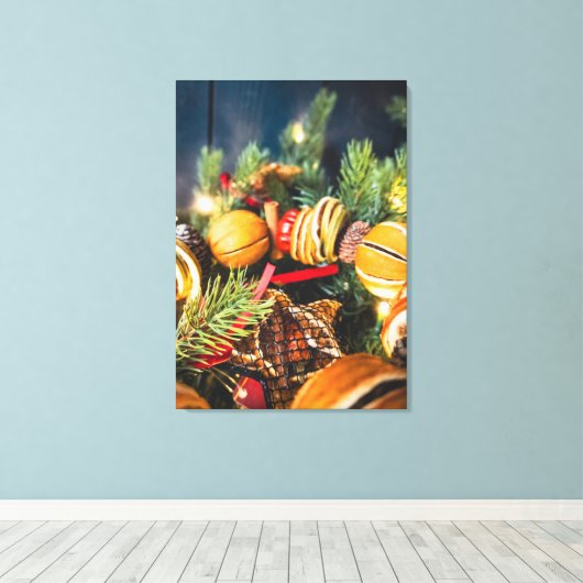 Kerstmis Canvas Afdruk (Insitu (Houten vloer))