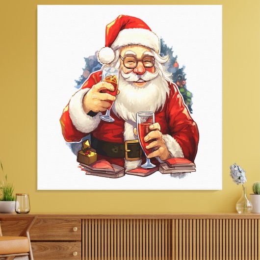 Kerstmis Canvas Afdruk (Insitu (Woonkamer))