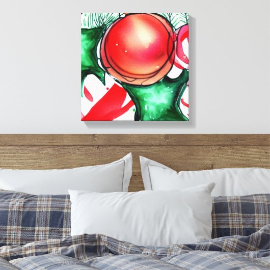 Kerstmis Canvas Afdruk (Insitu (Slaapkamer))