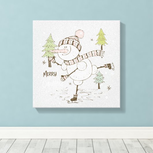 Kerstmis Canvas Afdruk (Insitu (Houten vloer))