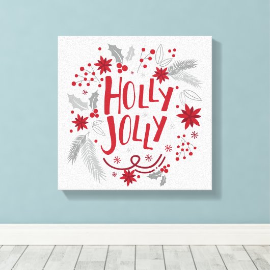 Kerstmis Canvas Afdruk (Insitu (Houten vloer))