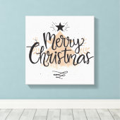 Kerstmis Canvas Afdruk (Insitu (Houten vloer))