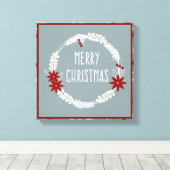 Kerstmis Canvas Afdruk (Insitu (Houten vloer))