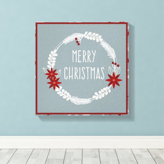 Kerstmis Canvas Afdruk (Insitu (Houten vloer))