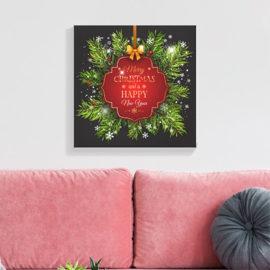 Kerstmis Canvas Afdruk (Insitu (Woonkamer))
