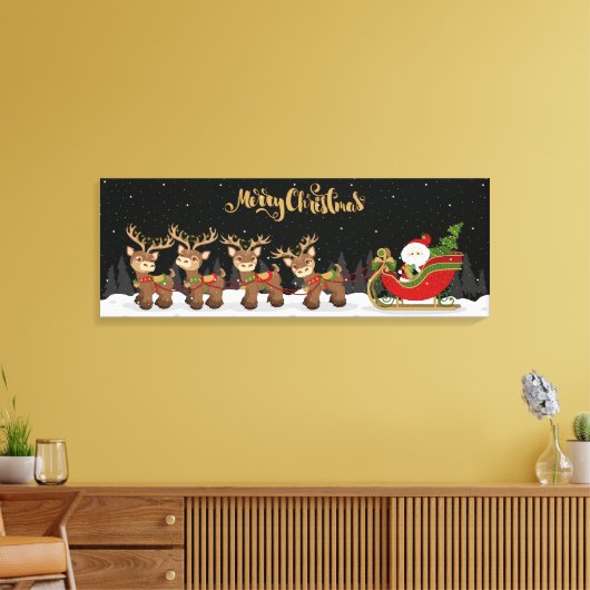 Kerstmis Canvas Afdruk (Insitu (Woonkamer))