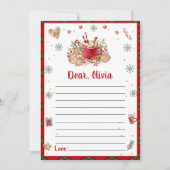 Kerstmis Capsule Note Capsule Note Bericht Kaart (Voorkant)