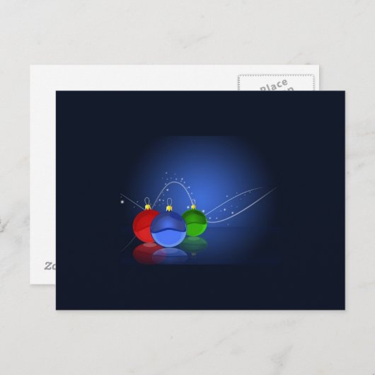 Kerstmis Card6 Feestdagenkaart (Voorkant / Achterkant)