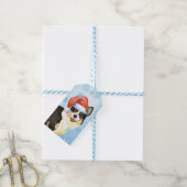 Kerstmis Cardigan Welsh Corgi Cadeaulabel (Met Touw)