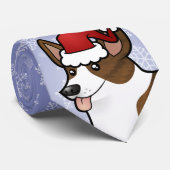 Kerstmis Cardigan Welsh Corgi Stropdas (Opgerold)