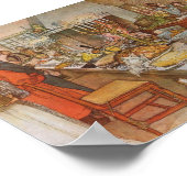 Kerstmis Carl Larsson 1904 Poster (Hoek)