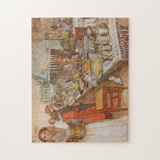 Kerstmis Carl Larsson Legpuzzel (Verticaal)