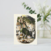 Kerstmis Carol - Aanwezig Spook van Kerstmis Feestdagenkaart (Staand voorkant)