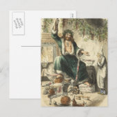 Kerstmis Carol: De Derde Bezoeker van de vrek Feestdagenkaart (Voorkant / Achterkant)