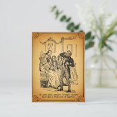 Kerstmis Carol: Een vers Gebrul van Gelach Feestdagenkaart (Staand voorkant)