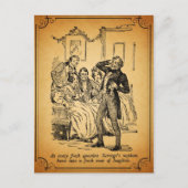 Kerstmis Carol: Een vers Gebrul van Gelach Feestdagenkaart (Voorkant)