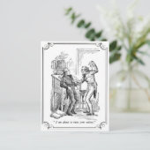 Kerstmis Carol: Hef Uw Salaris op Feestdagenkaart (Staand voorkant)